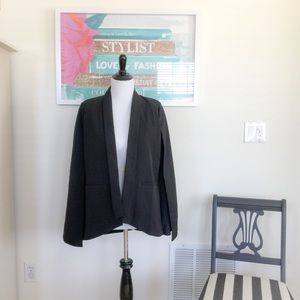 Forever 21 Black Cape Blazer